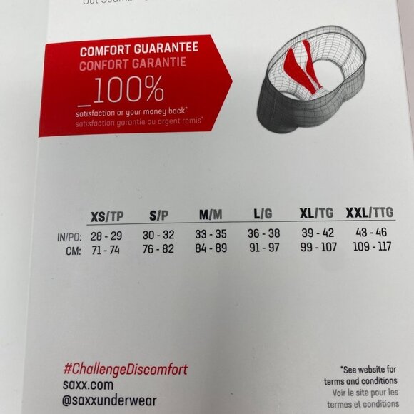 Saxx Volt Boxer Briefs Sz Med Slim Fit Peanuts Football - Picture 6 of 10